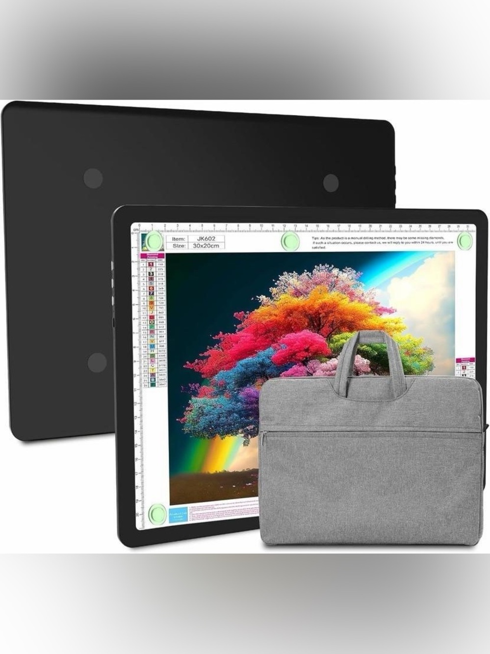 Elice Rechargeable A4 Light Pad with Carry Bag, Magnetic LED Light Board